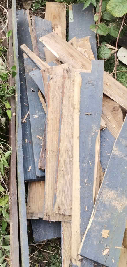 Photo of free Demolished shed, scrap fire wood (Low Beechburn DL15) #1