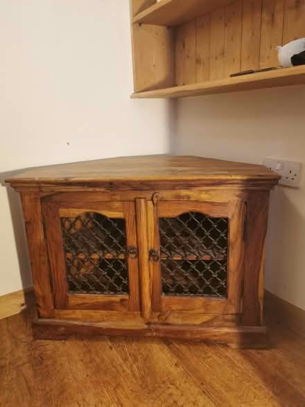 Photo of free TV cabinet solid Indian hardwood (Leominster HR6) #1