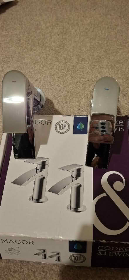 Photo of free Pair of Cooke& Lewis Magor basin taps (Chelmsford CM1) #1