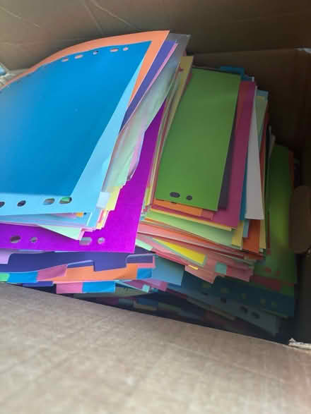 Photo of free Scrap card multicoloured (Purbrook PO7) #1