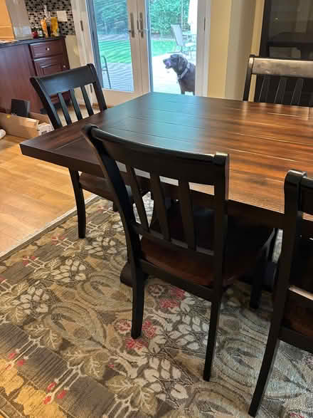 Photo of free Large wood dining set (Parole) #2
