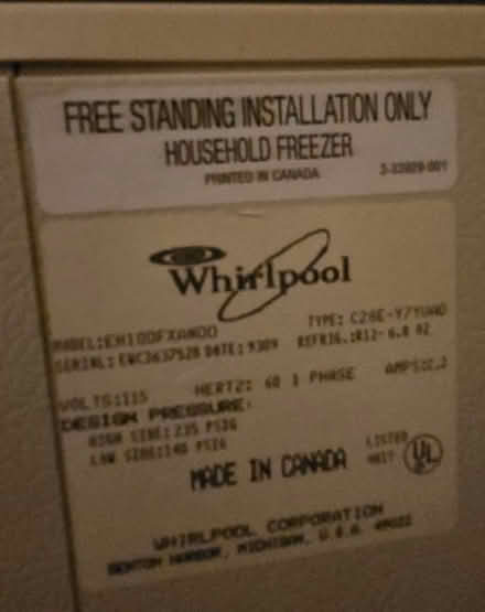 Photo of free Non-Working Whirlpool Chest Freezer (Moraine/Miami Township Area) #4
