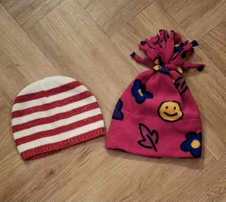 Photo of free 2 x kids winter hats (Boughton Monchelsea ME17) #1