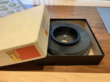 Photo of free Kodak slide carousels, storage box (Groton near Westford line) #1