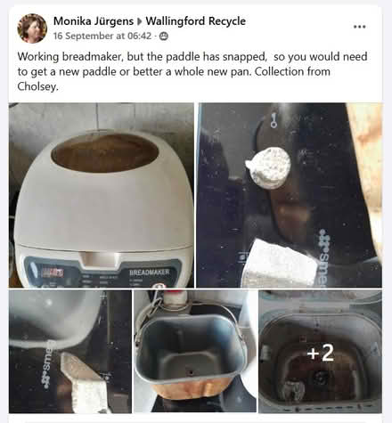 Photo of free breadmaker (OX10 Cholsey) #1
