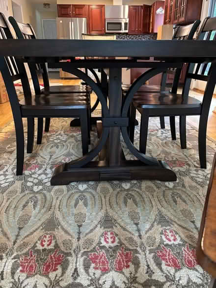 Photo of free Large wood dining set (Parole) #3