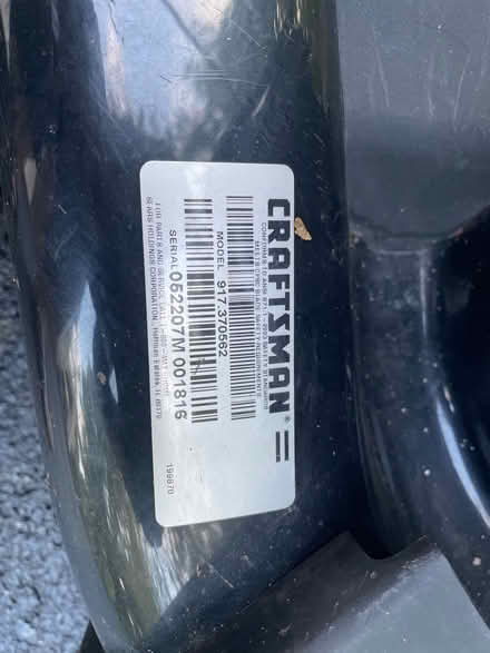 Photo of free Lawn Mower - Craftsman (Alexandria City) #2