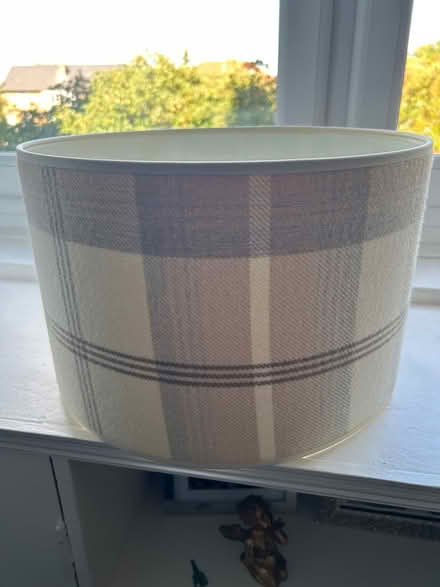 Photo of free Large Natural Check Ceiling Shade (Colinton Mains EH13) #1