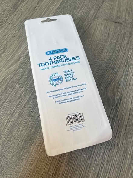 Photo of free 4 Pack Crystal Toothbrushes. (Southsea PO4) #3
