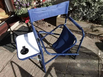 Photo of free Folding directos chair with table (Ston Easton BA3) #2