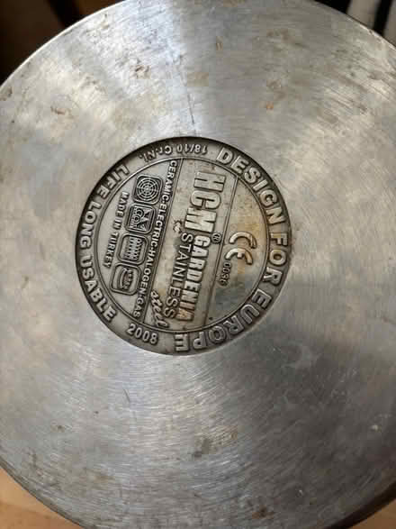 Photo of free Large stainless steel pan - no lid (Lemsford AL8) #3