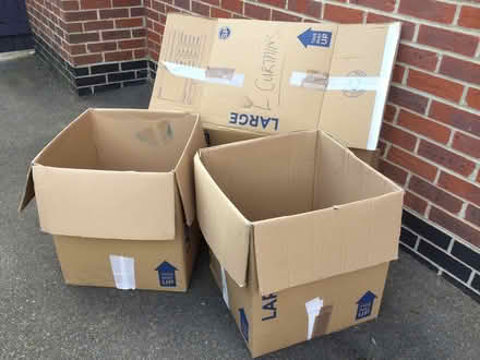 Photo of free Three large moving boxes (Climping BN17) #1