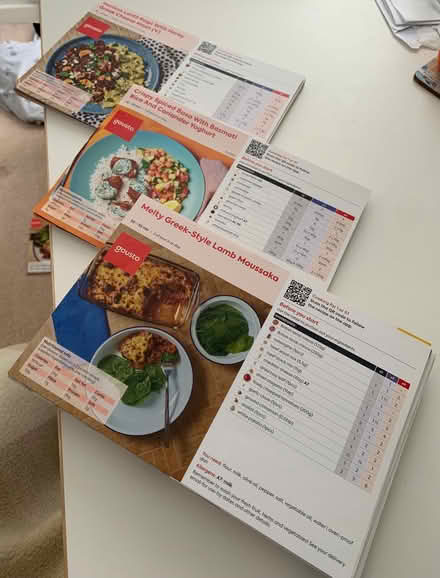 Photo of free Gousto recipe cards (Rooks Nest SG1) #1