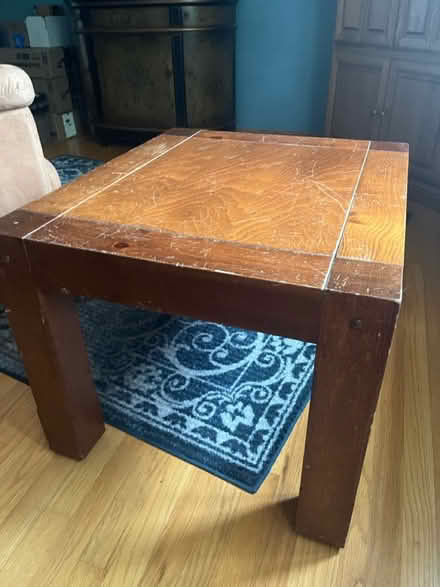 Photo of free Wood Coffee table & 2 End Tables (Elgin, Country Knolls) #2