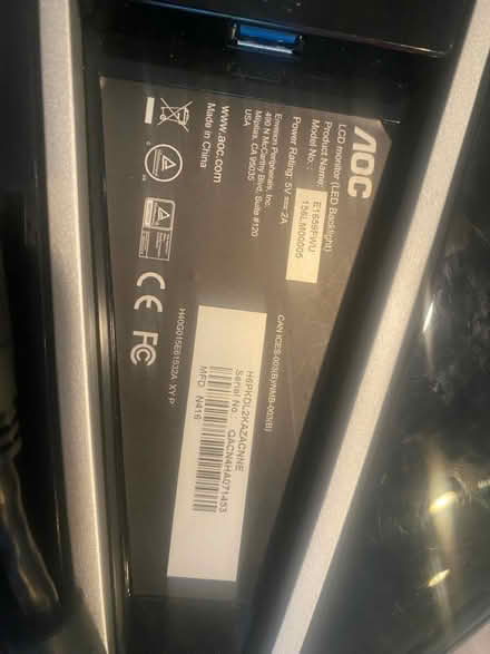 Photo of free Portable AOC monitor (98178) #4