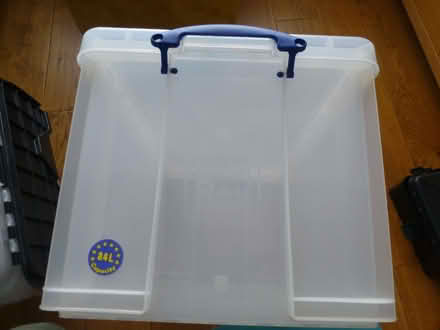 Photo of free 1 used Really Useful 84L plastic stackable storage box (Chiswell Green AL2) #2