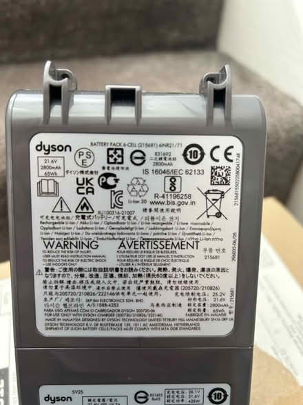 Photo of free Dyson Battery ect (moston M40,) #4
