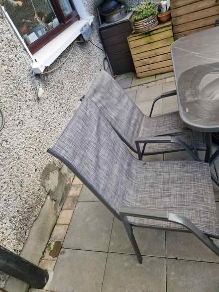 Photo of free 4 chairs + garden Table (Ballybane) #2