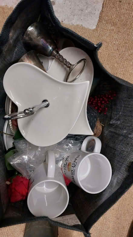Photo of free Bag of bric-a-brac, suit car boot sale (Hornby LA2) #1