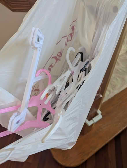 Photo of free Plastic kids hangers (63rd& main, DG) #1