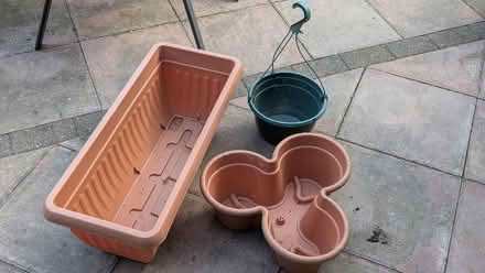 Photo of free Plastic planters (Werrington) #1