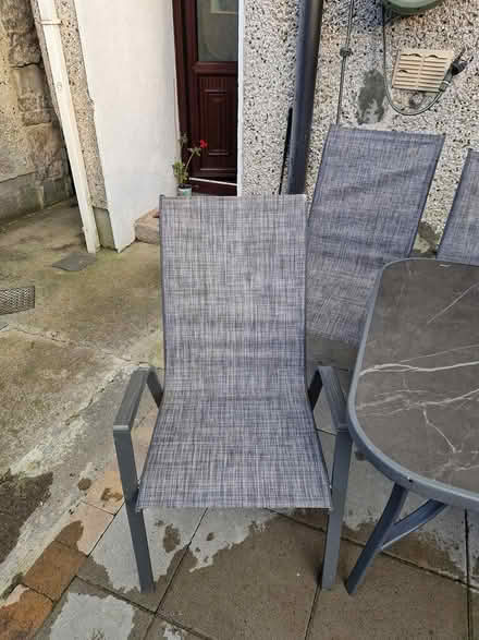 Photo of free 4 chairs + garden Table (Ballybane) #4