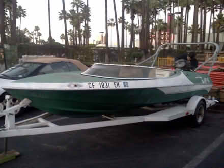Photo of free Boat Trailer & Vintage Boat & Motor (San Pedro) #1