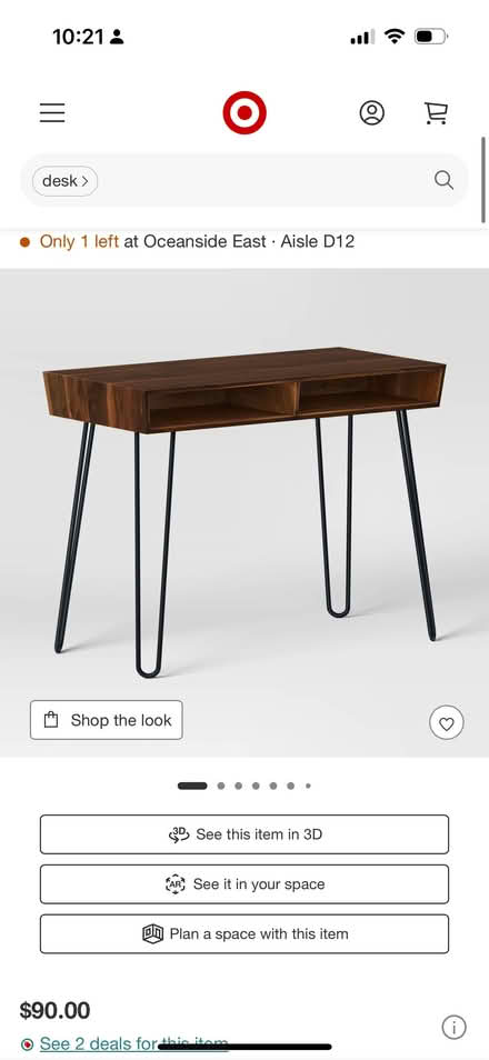 Photo of free Mid Century Modern Desk (Oceanside) #1