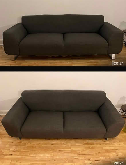 Photo of free Grey habitat sofa (West Hampstead NW6) #1