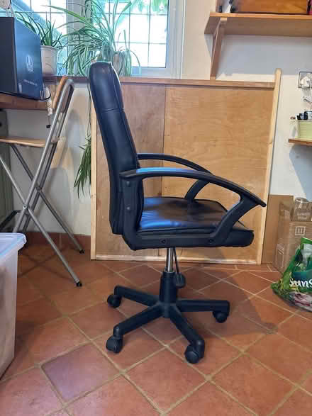 Photo of free Faux leather office chair (Farnham Common SL2) #2