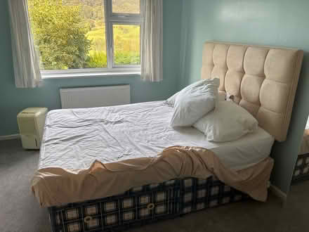 Photo of free 2x double bed, mattress & headboard (Cromford DE4) #1