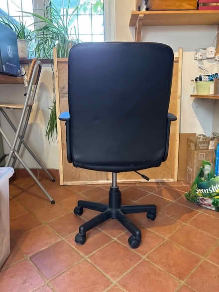 Photo of free Faux leather office chair (Farnham Common SL2) #3
