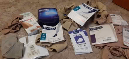 Photo of free Compression hosiery and skin protectors (Wylde Green B72) #1