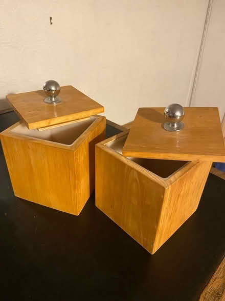Photo of free Two Wooden Containers (CT11) #1
