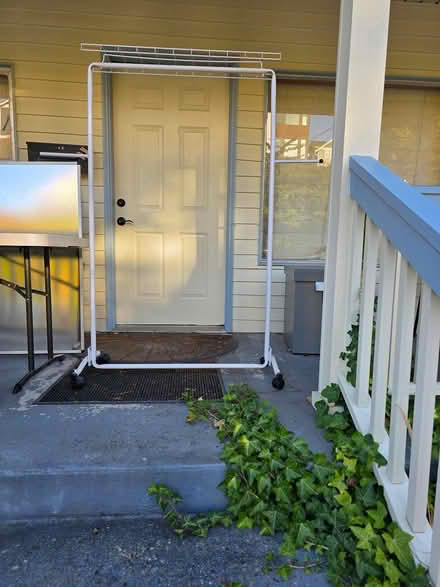 Photo of free Rolling portable clothes rack (Central District/Madrona) #1