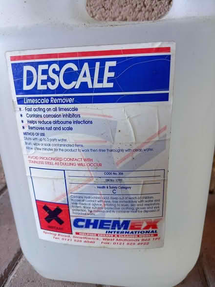 Photo of free Limescale remover (Dudley DY3) #2
