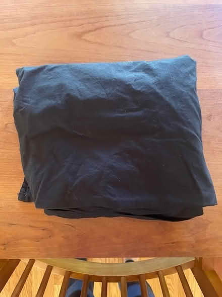 Photo of free Black twin top sheet (East Boulder) #1