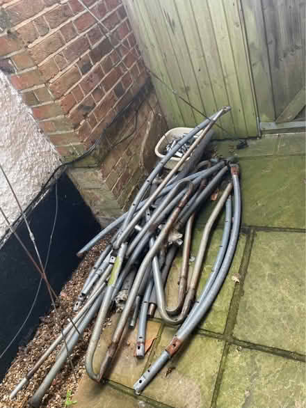 Photo of free Scrap metal from old trampoline (Bushey Heath WD23) #1