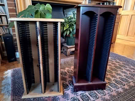 Photo of free 2 non matching CD racks (Brookvale RG21) #1