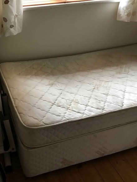 Photo of free Single Divan, Mattress,Headboard (Naas (Blessington Road)) #2