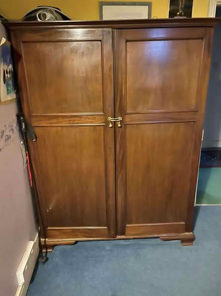 Photo of free Antique wooden wardrobe (Agar Grove N7) #1