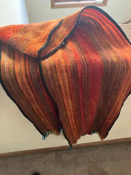 Photo of free Orange (wool?) Scarf (Jefferson Park) #1