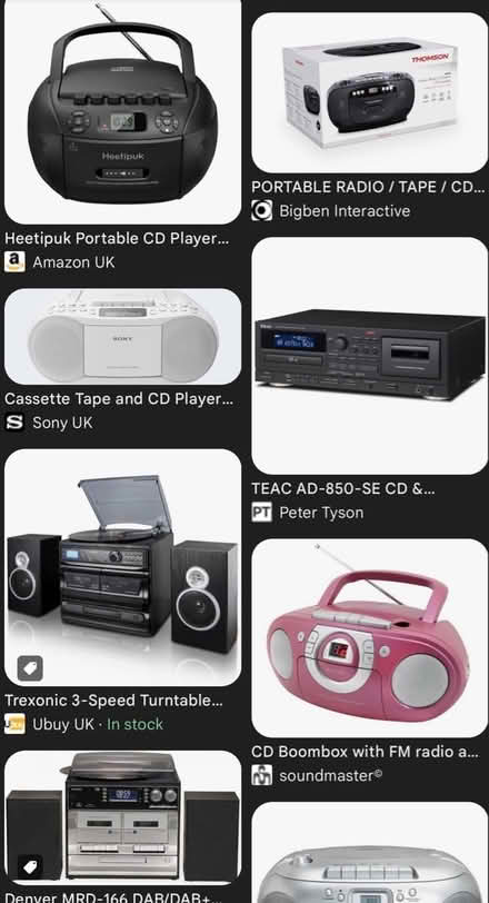 Photo of Cd and/or tape player (New cross gate) #1