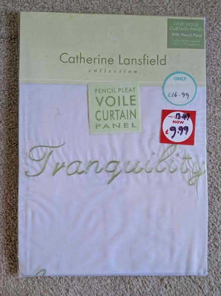 Photo of free Voile curtain panel, 57"x72" (Buckskin RG22) #1