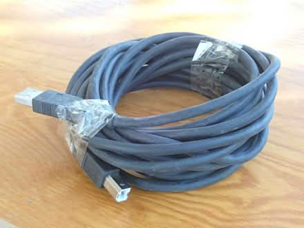 Photo of free Long cable with USB A & B ends (Fairfield LA1) #1