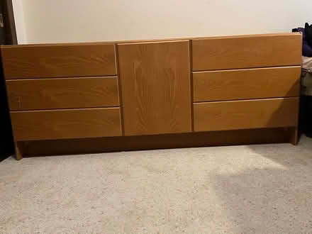 Photo of free six drawer dresser with cabinet (Near Briggs Y, off Yelm Hwy) #1