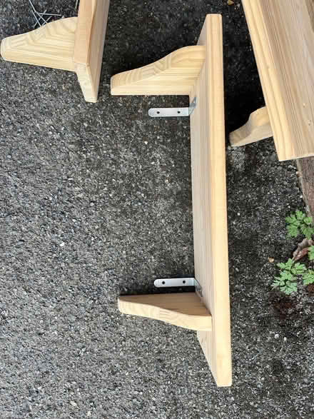 Photo of free Three pine shelves (The Triangle Estate RH15) #3