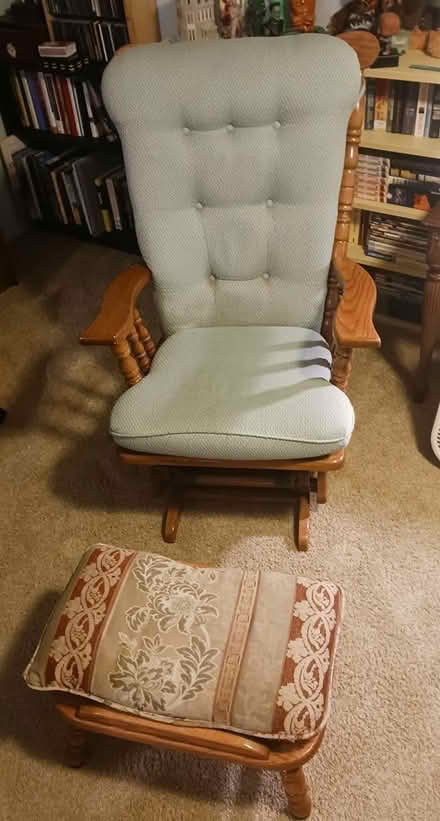 Photo of free Glider Rocker with Ottoman (Falcon Heights) #1