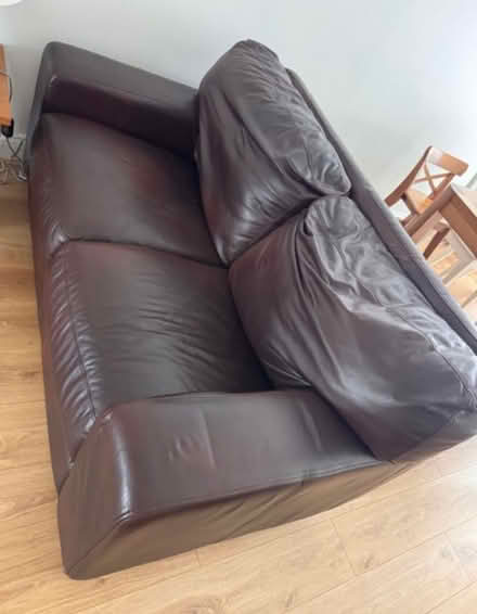 Photo of free 2 seater leather couch (Dublin 15) #1