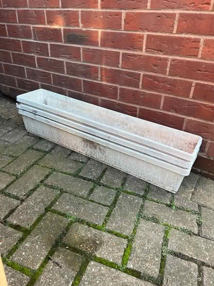 Photo of free 3 Long plastic planters (Bromsgrove B61) #1